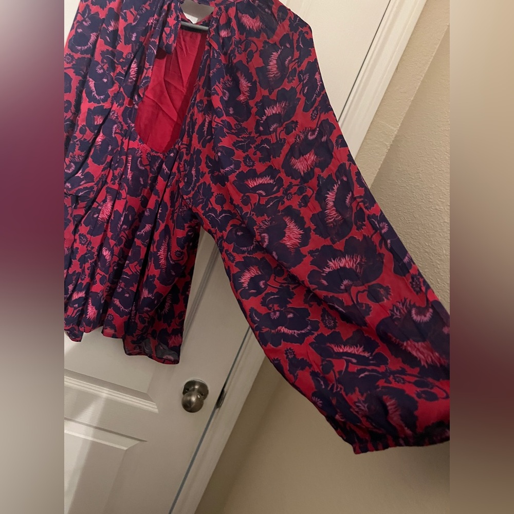Anthropologie Floral Blouse - Picture 3 of 4